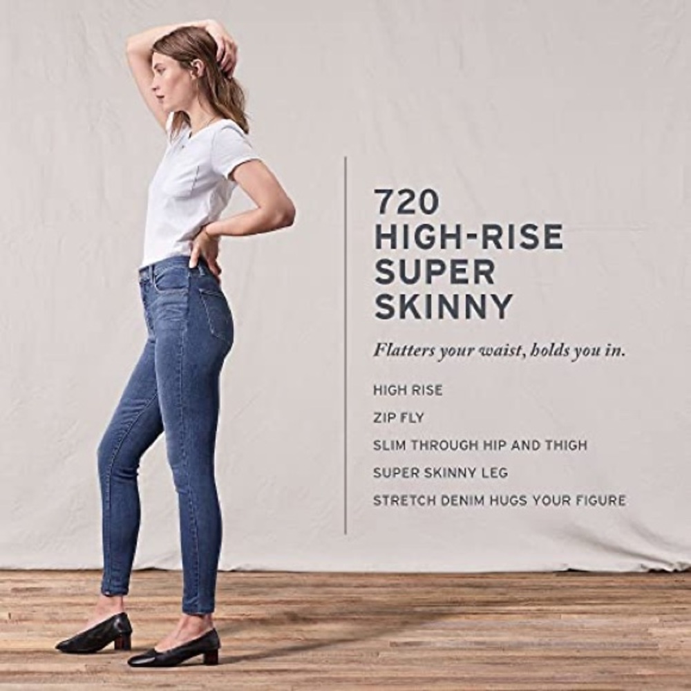 Levi’s 720 High-Rise Super Skinny Jeans